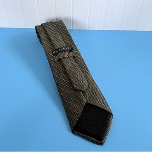Bugatti Brown Textured Silk Tie